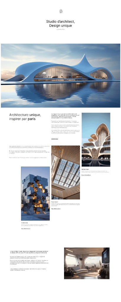 Architecture Portfolio Site